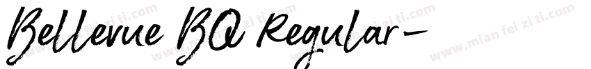 Bellevue BQ Regular字体转换